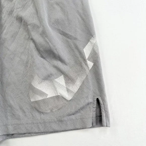 Nike Basketball Shorts Mens XL Grey Dri Fit Lightweight Running Sports Trunks - Picture 2 of 12
